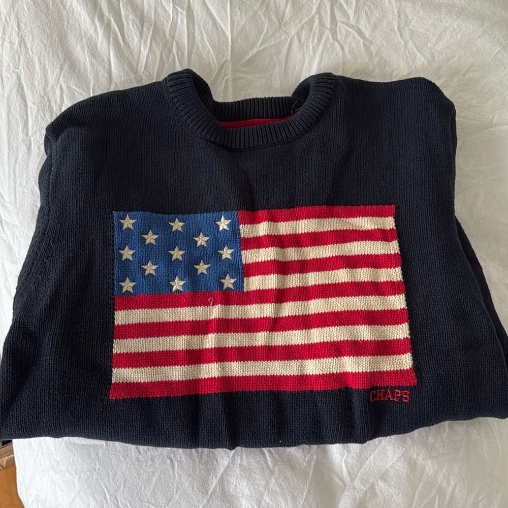 American Flag Sweater